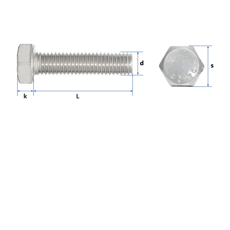 Ốc vít hình lục giác đầy đủ