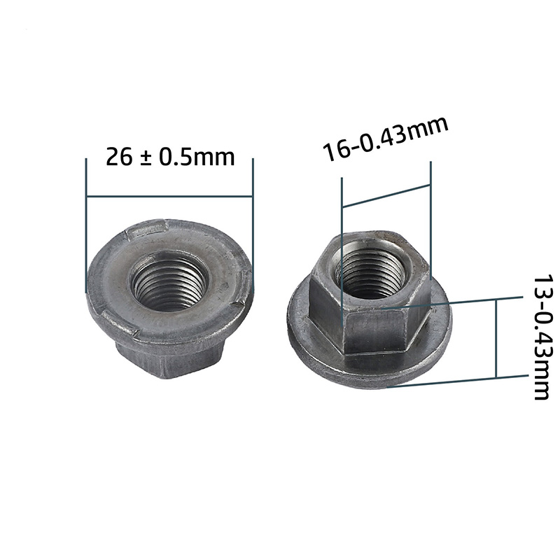 Hex Weld Lock Nuts với mặt bích