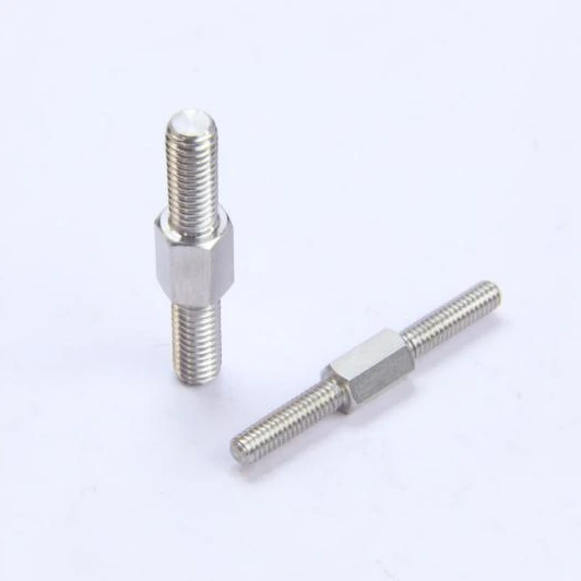 Bu lông đầu hình lục giác với các lỗ trên đầu với hai đầu