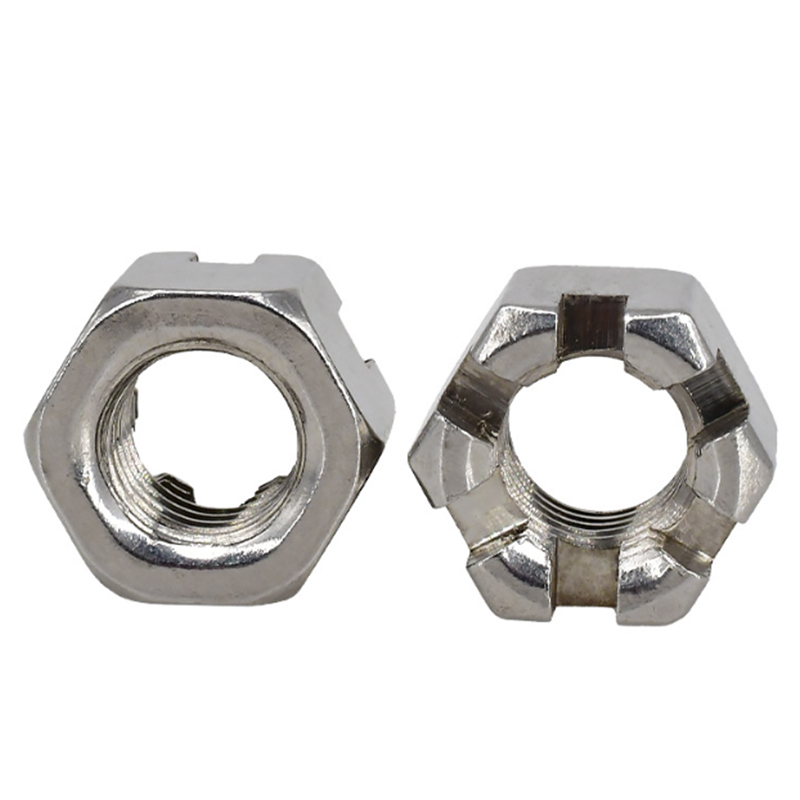 Hexagon có rãnh và nuts Castle Style 2