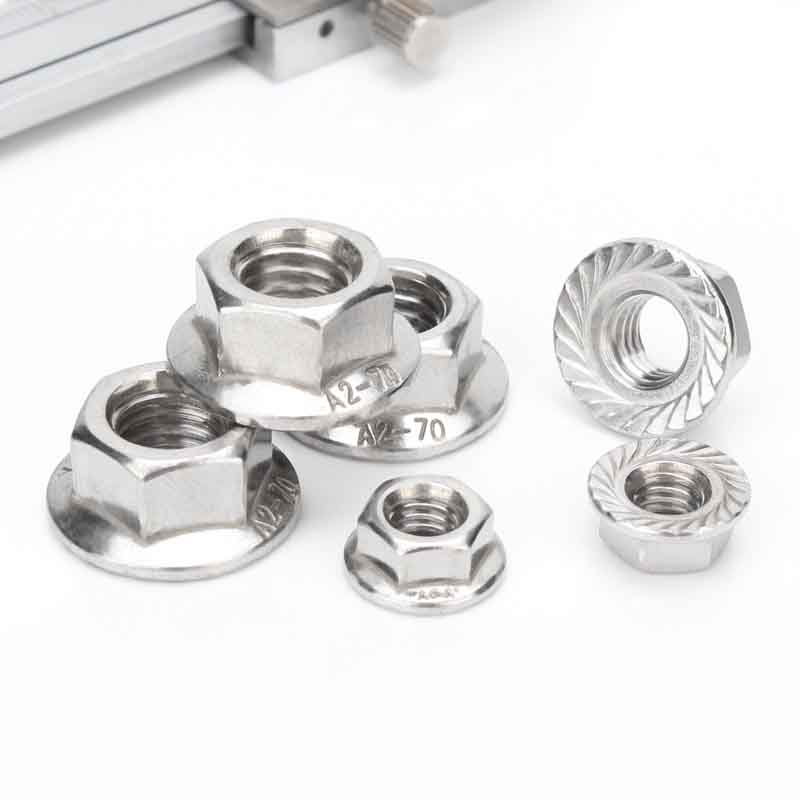 Đai ốc lục giác có độ chính xác cao với mặt bích