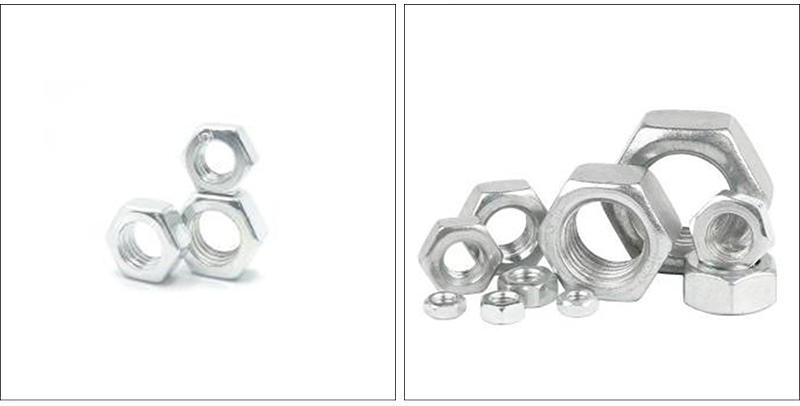 Hexagon thick nuts washer faced