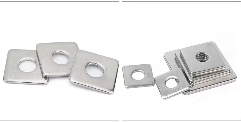 zinc plated square washers