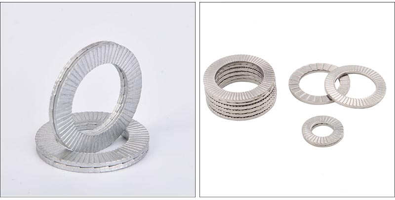 Double Stacked Self Locking Washer