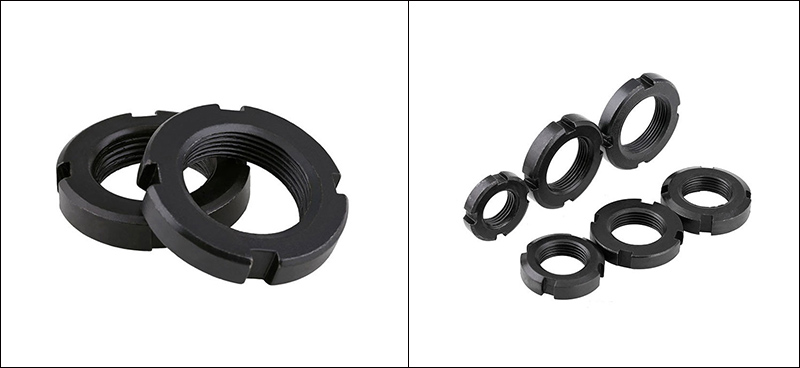 Slotted Round Lock Nut