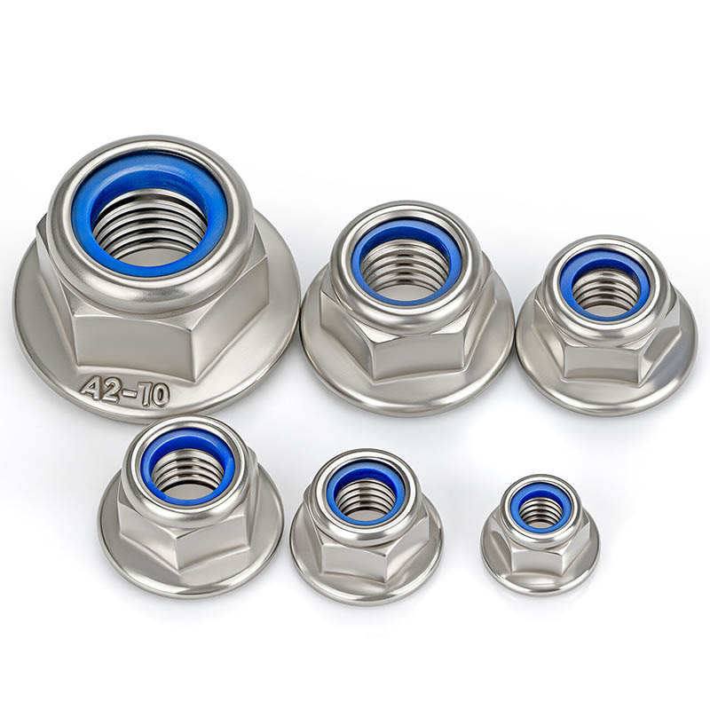 Đai ốc khóa nylon có mặt bích