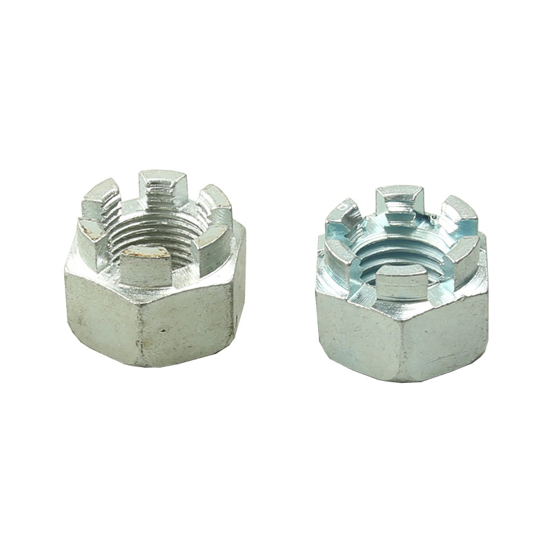 Khóa tích cực khóa đai ốc vương miện với khe