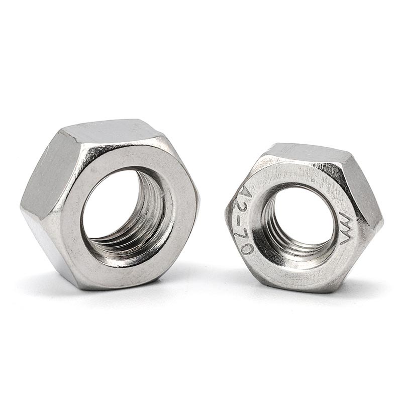 Đai ốc hình lục giác mỏng với chỉ sân mịn
